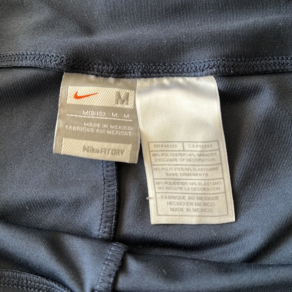 Nike navy blue Dri-Fit Work Out Pants wide leg medium - Picture 5 of 5